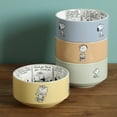 thumbnail image 5 of Peanuts Snoopy Bonbon Bites Decorated Stoneware Ceramic Stackable 4 Piece 5.5" Tableware Bowls, Mixed Colors, 5 of 13