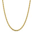 thumbnail image 1 of 14k Yellow Gold 16 Inch 4.75mm Rope Chain Necklace Pendant Charm, 1 of 9