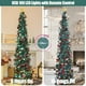 thumbnail image 3 of Árbol de Navidad SINTENILL de 6 pies con 100 luces LED, malla azul, 3 of 9