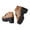 Gold, variant on Women's Platform Flip Flop Comfortable Wedge Thong Sandals Metallic Casual Summer Beach Shoes