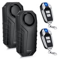 thumbnail image 1 of Alarma de bicicleta WSDCAM, 2 unidades, mando a distancia impermeable de 113 dB, 1 of 7
