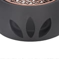 thumbnail image 3 of Teapot Warmer Base Ceramic Candle Heater Tea Coffee Milk Light Warmer with Purple Iron Pad for Home Black C Pad, 3 of 4