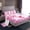 White Pink, variant on Homewish Western Cowgirl Hat Twin Sheet Sets,3D Disco Ball Twin Fitted Sheet,Rustic Cow Pattern Flat Sheet For Girls Teens,Ultra Soft Home Decor,3-Piece