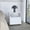 White, variant on Nightstand with Drawer, Shelf and Rolling Casters / Good for Bedroom Storage Solutions