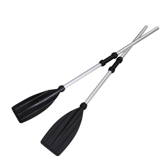 OFFIGAM 1Pair Fashionable Kayak Paddle Aluminum Alloy Boat Oars Detachable Easy to Carry