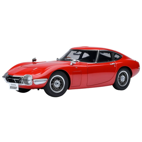 1967 Toyota 2000GT RHD (Right Hand Drive) Red 1/18 Model Car by Autoart