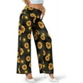 thumbnail image 3 of Women's Stretchy Wide Leg Palazzo Lounge Pants Casual Comfy High Waist Palazzo Pants, 3 of 11