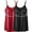 #1-Black,Wine Red 2 Pack, variant on QRIC Summer Tank Tops for Women Basic Solid Cami with Built-in Shelf Bra Flowy Pleated Loose Fit Casual Sleeveless Camisole (S-4XL)