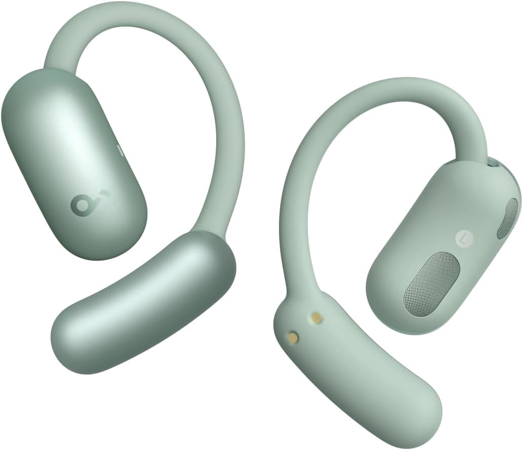 Restored Like New Soundcore AeroFit 2 by Anker, Open-Ear Headphones, Adjustable Ear Hooks, Snug Fit (Refurbished)