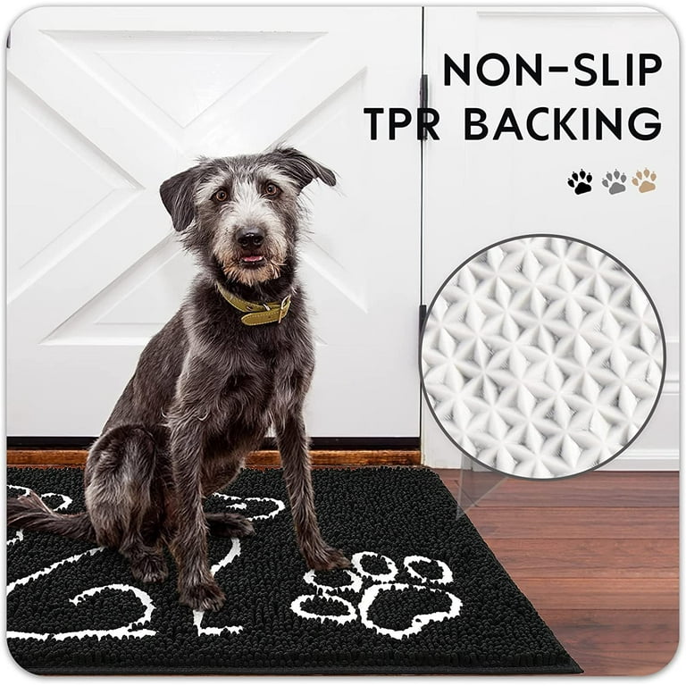 Cute Pet Dog Print Rectangle Bedroom Kitchen Anti-Slip Doormat Floor Mat  Entrance Mat Entry Rug