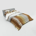 thumbnail image 3 of Ambesonne Modern Bedding Set 3 Pcs, High Tech Theme Image, Twin XL, Grey Yellow Pale Orange, 3 of 3
