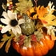thumbnail image 3 of 2 piezas de adornos de mesa navideña: calabaza artificial, hoja de arce de girasol, 3 of 5