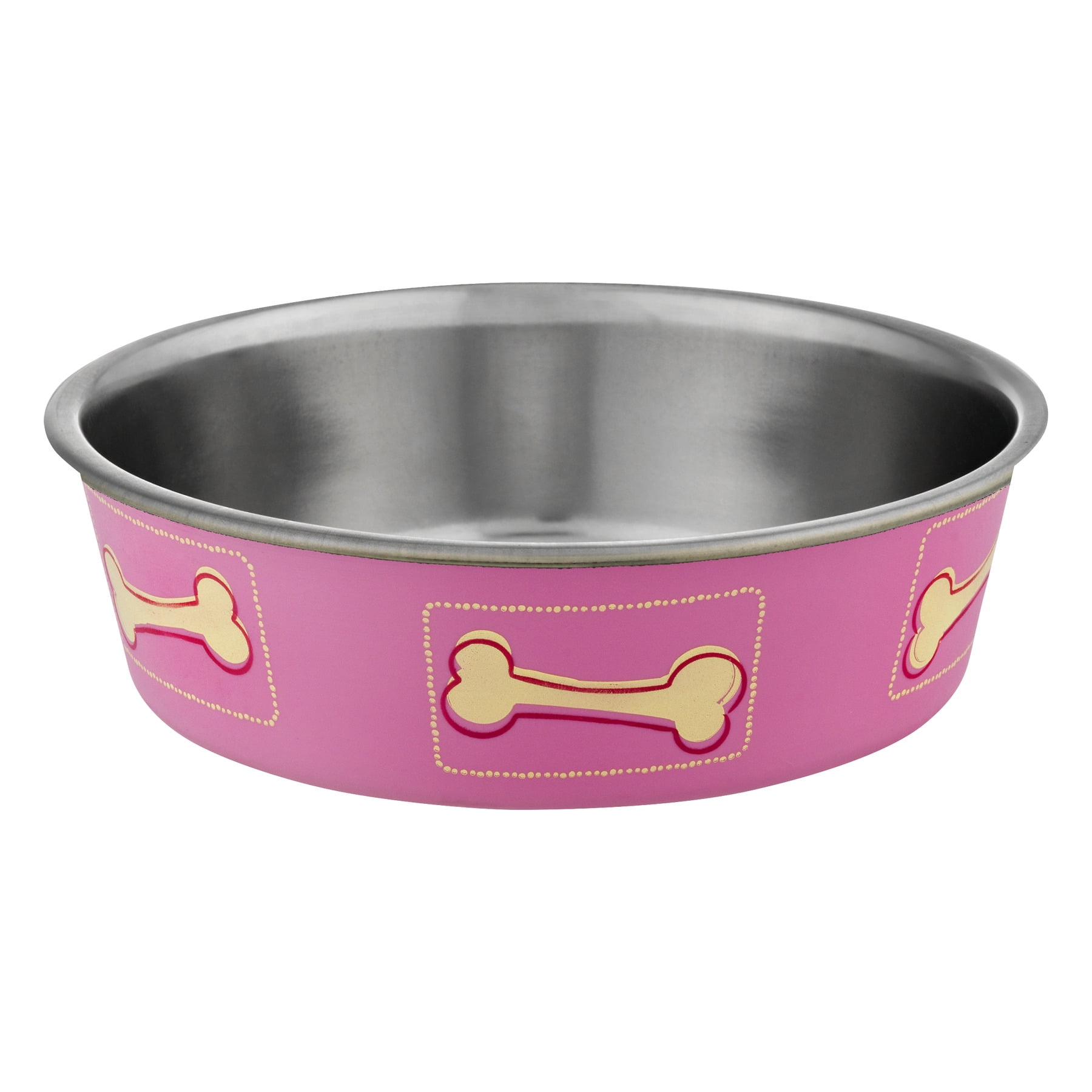 Paparazzi Pink X-Large 3-Quarts Loving Pets Bella Bowl Dog Bowl 