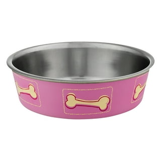 Pink camo sales dog bowls