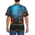 thumbnail image 2 of Naloa Spooky Halloween Men's T-Shirt Sport T-shirt Men's Basic Tee Casual Men's Shirt, Round Neck, Short Sleeves - Small, 2 of 5