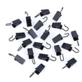 thumbnail image 1 of 100 Pcs Metal Curtain Clips, Small Curtain Clips With Hooks Photo Clips Bulldog Clips Laundry Hooks For Curtain Rings, 1 of 5