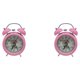 thumbnail image 1 of Reloj despertador de Metal Yuarrent con doble campana Rosa 2Conjunto, 1 of 6