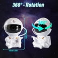 thumbnail image 4 of Aorsher LED Star Projector Night Lights with Remote Control, Astronaut Nebula Galaxy Space Projector for Room Decorction, White Guitar, 4 of 10