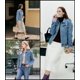 thumbnail image 4 of Chaqueta vaquera MISS MOLY para mujer con botones, manga larga, azul L, 4 of 4