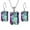 Multicolor, variant on Wioihee Ladies' jewelry Ladies Crystal Jewelry Set, Birthstone Pendant Necklace Drop Dangle Earrings for Women
