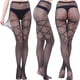 thumbnail image 2 of Medias de seda sexys para mujer: tubo largo con liguero, spandex, talla única, lencería, 2 of 4