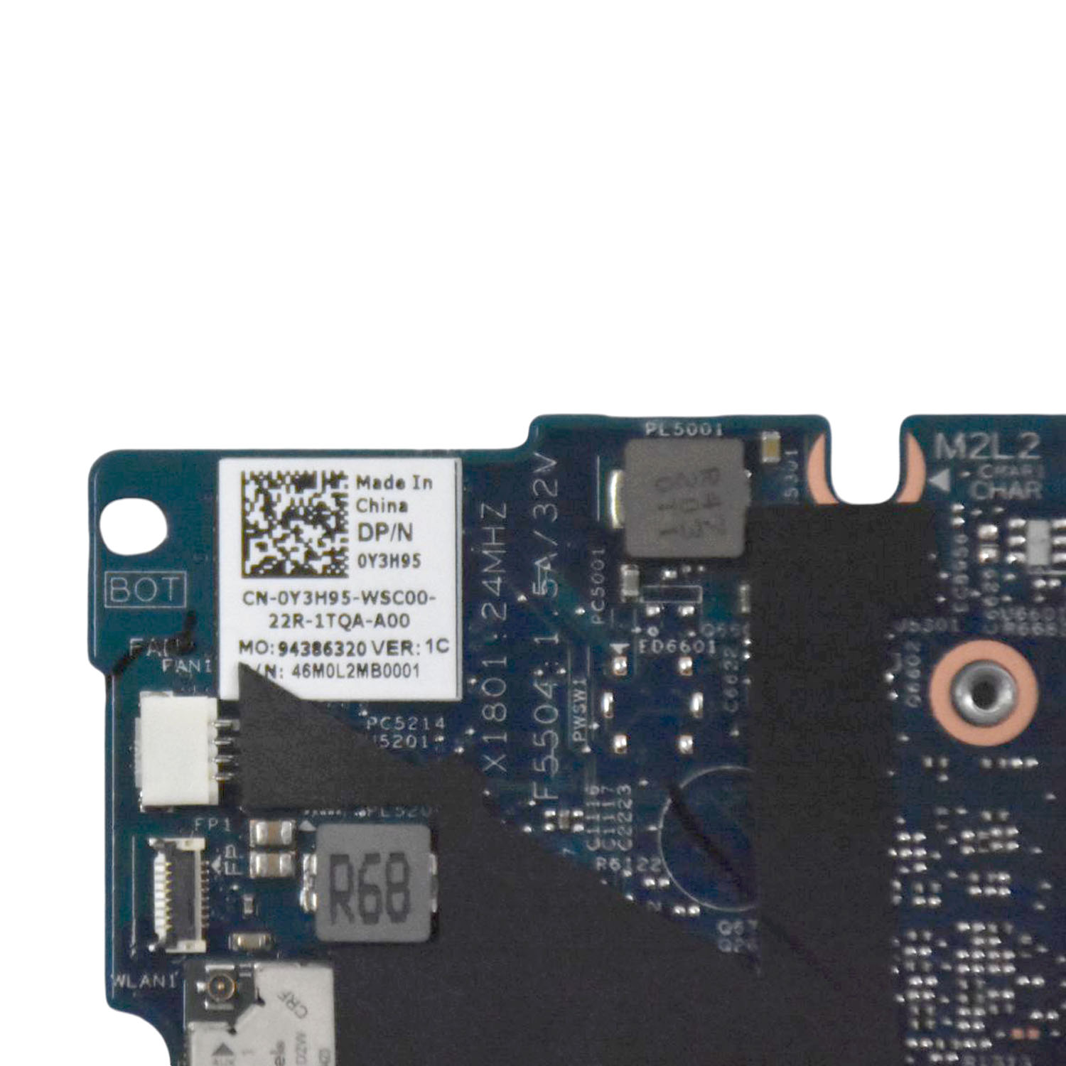Dell Inspiron 13 7300 2-In-1 Motherboard i5-10210U 1.6GHz DDR3 8GB RAM Y3H95 (New)