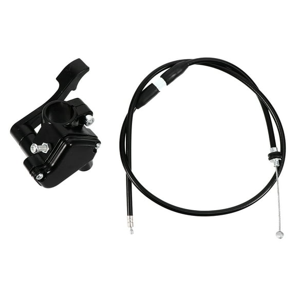 Hytrove Thumb Throttle Cable 1 Set Black Aluminum Motorcycle Throttle Lever For Dirt Bike