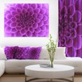 thumbnail image 1 of Light Purple Abstract Flower Petals - Floral Canvas Art Print, 1 of 3