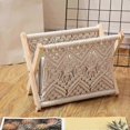 thumbnail image 4 of Magazine Rack,Wooden Magazine Rack Storage Basket,Small Newspaper Rack Baskets, 4 of 5