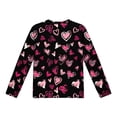 thumbnail image 7 of BLVB 2 Piece Boys Girls Valentine's Day Pajamas Kids Long Sleeve Top and Pants Pajamas Pjs Sleepwear Set for Kids 5-14 Years, 7 of 7