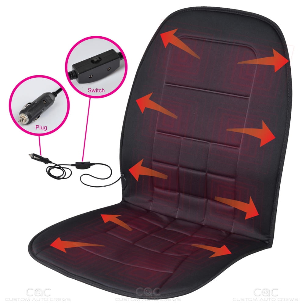 BDK Travel Warmer Heated Seat Cushion for Car, SUV, Van 12Volt