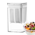 thumbnail image 1 of Stainless Steel Yogurt Strainer 1800ml Capacity Fine Mesh Labneh Cheese Maker Whey Separator, 1 of 5