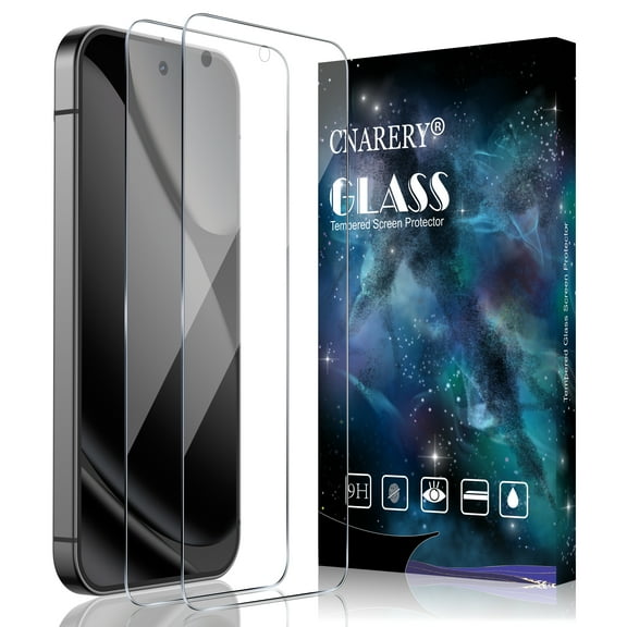 [2 Pack] Cnarery Compatible for Google Pixel 10 Pro XL Screen Protector, 9H Screen Protector Tempered Glass [Fingerprint Sensor Support][Easy Installation]