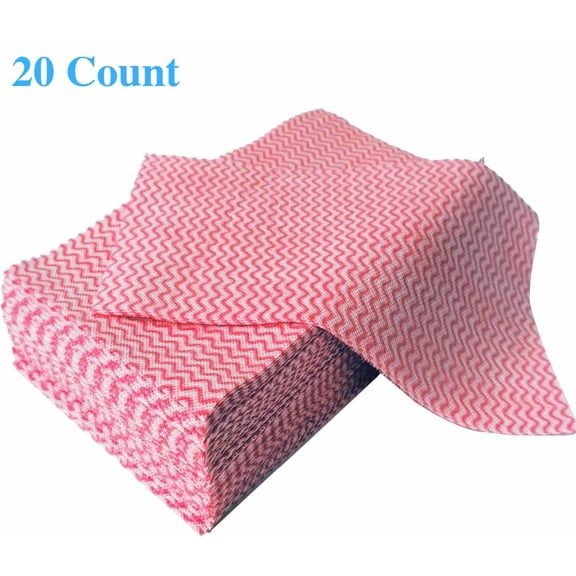 20 Count/Pack Disposable Cleaning Towels Dish Towels and Dish Cloths Reusable Towels,Handy Cleaning Wipes
