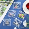 thumbnail image 2 of 20-Pack Transparent PVC Storage Bags, Reusable Zipper Bags, Mini Clear Seal Bags for Jewelry, Medicine, Small Items, Portable Waterproof Self-Sealing Multi-Purpose Organizing Bags, 2 of 6