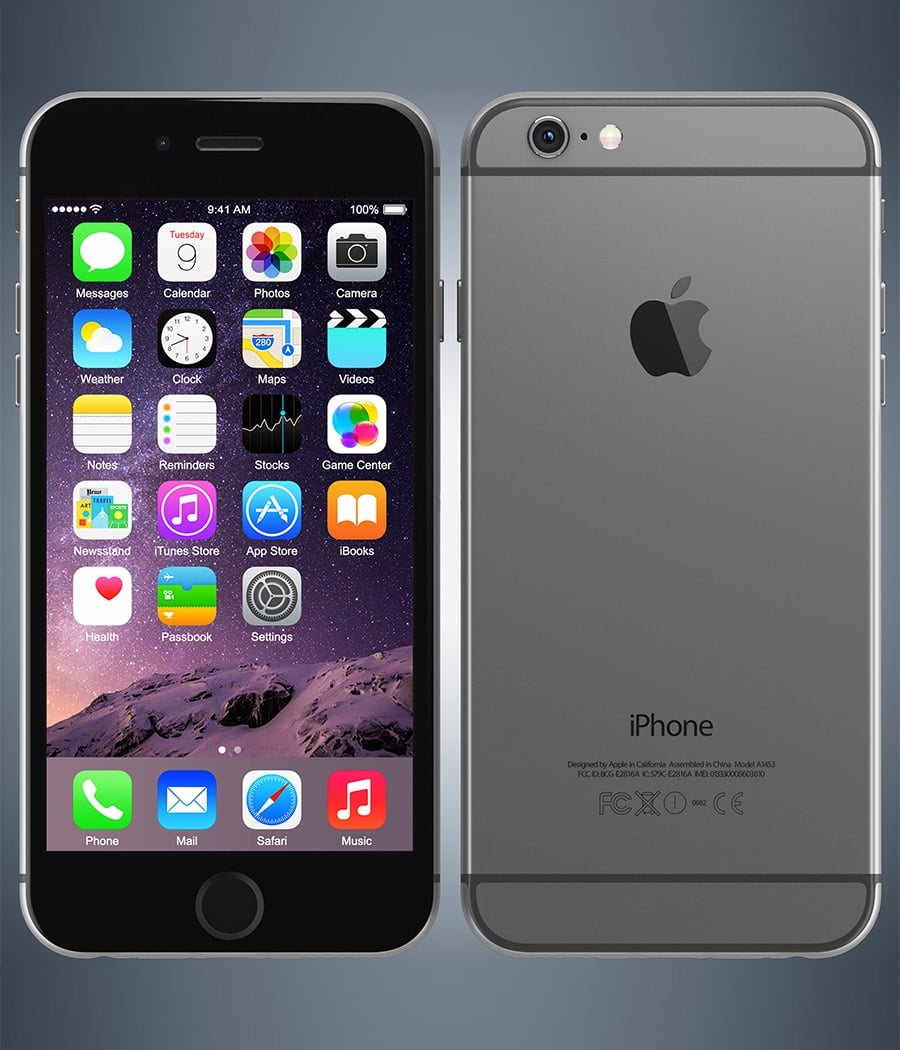 iPhone 6 Space Gray 64 GB Softbank ジャンク - スマートフォン本体