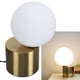 thumbnail image 5 of Lámpara de Mesa Moderna con Pantalla de Bola de Cristal y Base de Metal para Dormitorio, 5 of 9