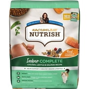 Rachael Ray Nutrish Indoor Complete Natural Premium Dry Cat Food, Chicken With Lentils & Salmon Recipe, 14 Lbs