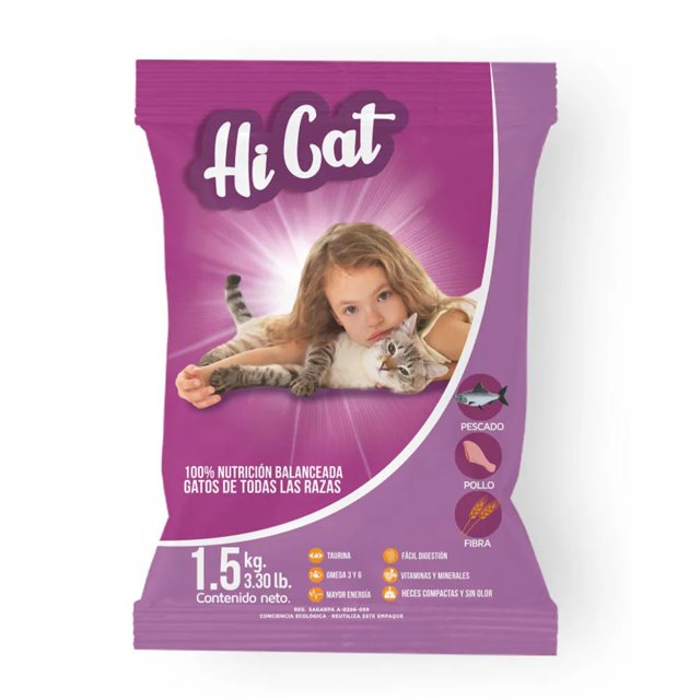 Alimento Para Gato Hi Cat 1.5kg