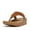 Light Tan, variant on Women's Lulu Crystal Embellished Toe Post Wedge Sole Thong Sandal
