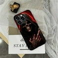 thumbnail image 7 of Punmada Compatible with iPhone 14 Pro Matte Case For Girl Boy Full Body Protective Hard Shell Esthetics Pattern Cool Red Skull, 7 of 7