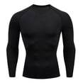 thumbnail image 4 of Dry Fit Men'S High Quality MMA Fitness Gym Sports T-Shirt Jogging Running Shirt Compression Breathable Rashguard Comprehensive green S, 4 of 6