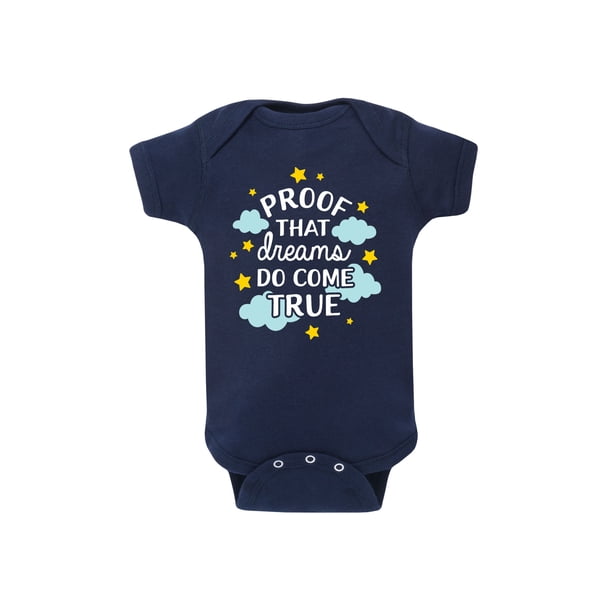 Instant Message Dreams Come True Infant Baby One Piece Walmart Com