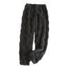 thumbnail image 3 of Posijego Women's Fleece Pajama Sets Fuzzy Lined Warm Elastic Waist Soft Pjs Bottoms Lounge Pants Sleepwear, 3 of 4