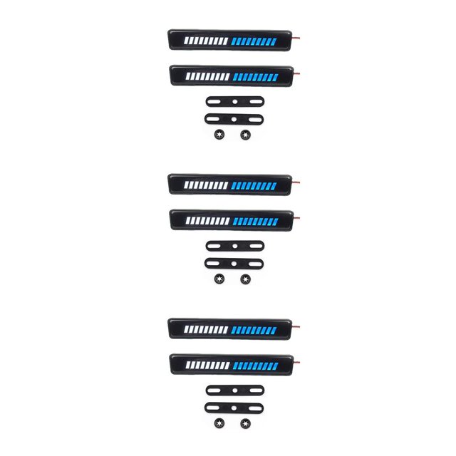 Scienceny 2 piezas / juego Luz de rejilla delantera automotriz Lámpara LED extraíble Azul Blanco Type1 NO1 Scienceny CBP264253