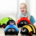 thumbnail image 4 of Cartoon Insect Pull Back Car Child Beetle Fall Resistant Inertia Car 1-3 Year Old Baby Mini Toy W1A9, 4 of 10