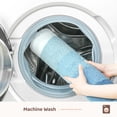 thumbnail image 6 of Blue Bath Mat 16x24, Soft Absorbent Microfiber Bath Rugs, 6 of 8