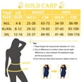 thumbnail image 4 of GOLD CARP Shapewear Women Tummy Control Body Shaper Underpants High Waist Underwear Butt Lifter Knickers Seamless Smooth Panties Thigh Slimmer Shorts Black(Ring Lace) XL/XXL(US 8-12), 4 of 6