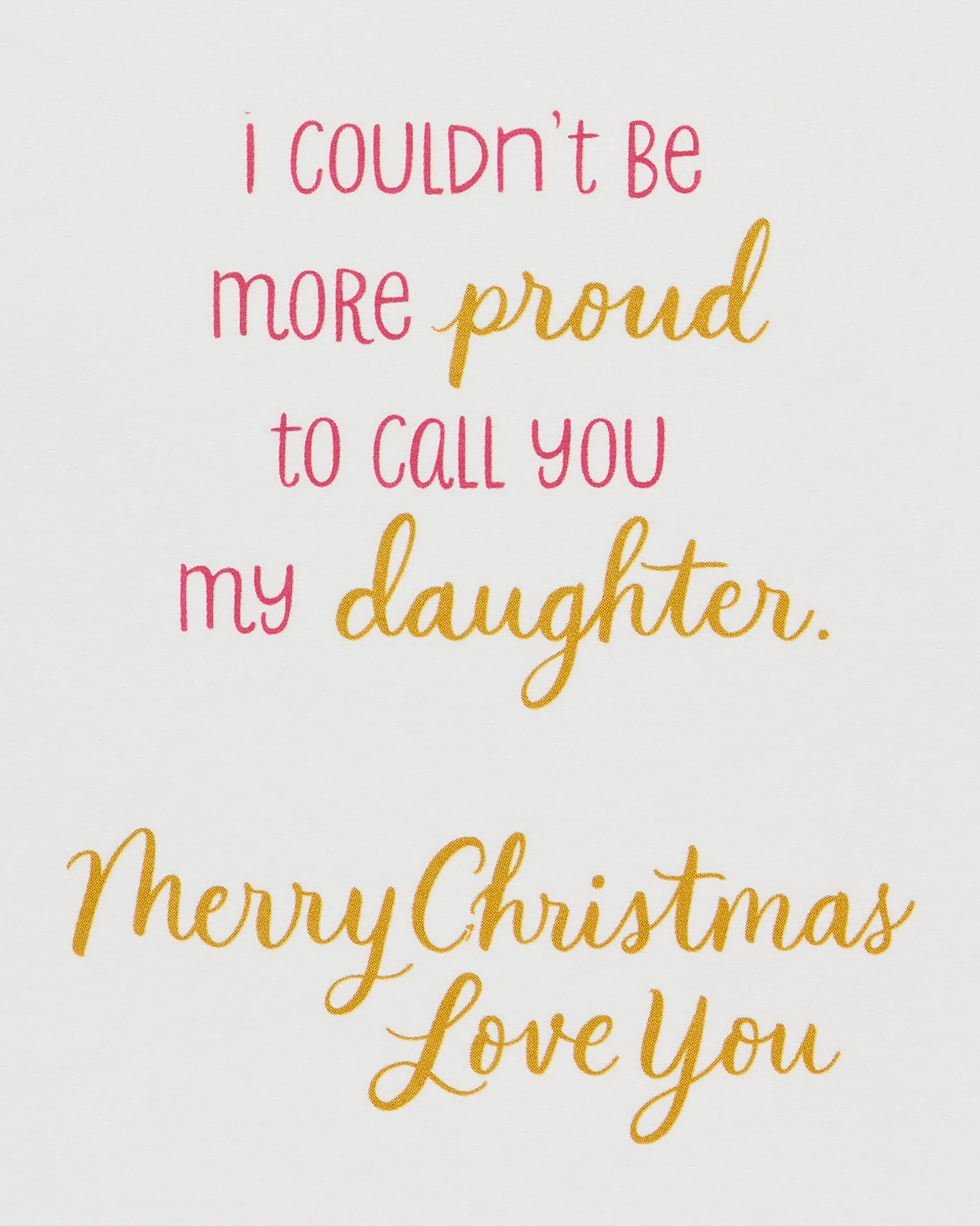 American Greetings Christmas Card for Daughter (Incredible)