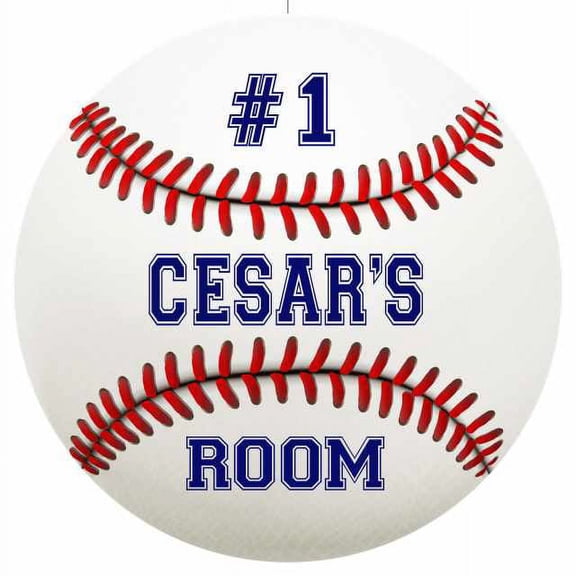 CESAR'S Bedroom 14" Round Metal Sign Boys Room Wall Decor Gift 100140030169